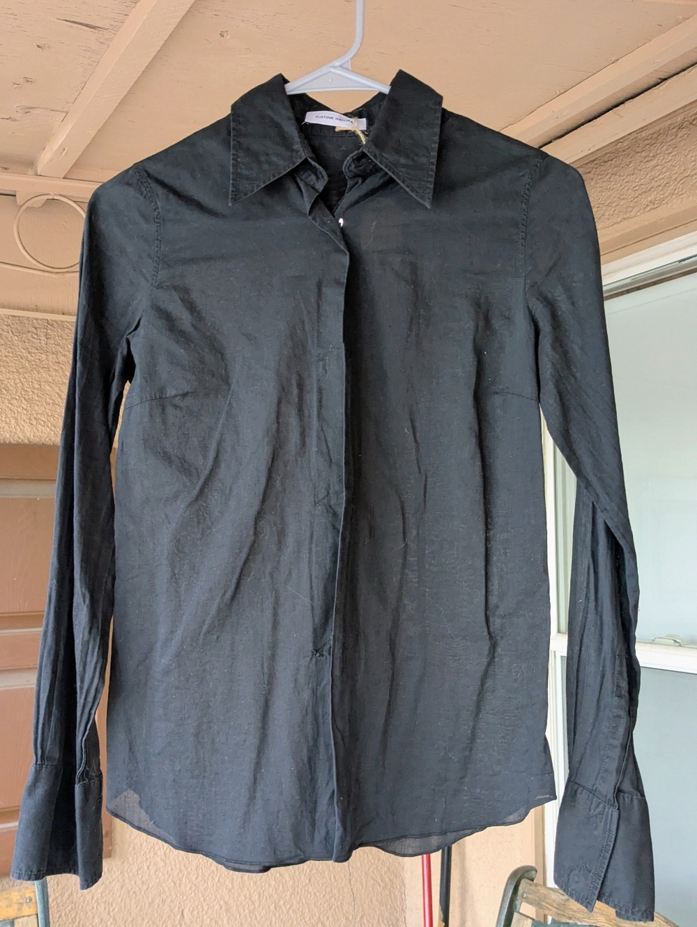 Costume National Women's Hidden Button Blouse
